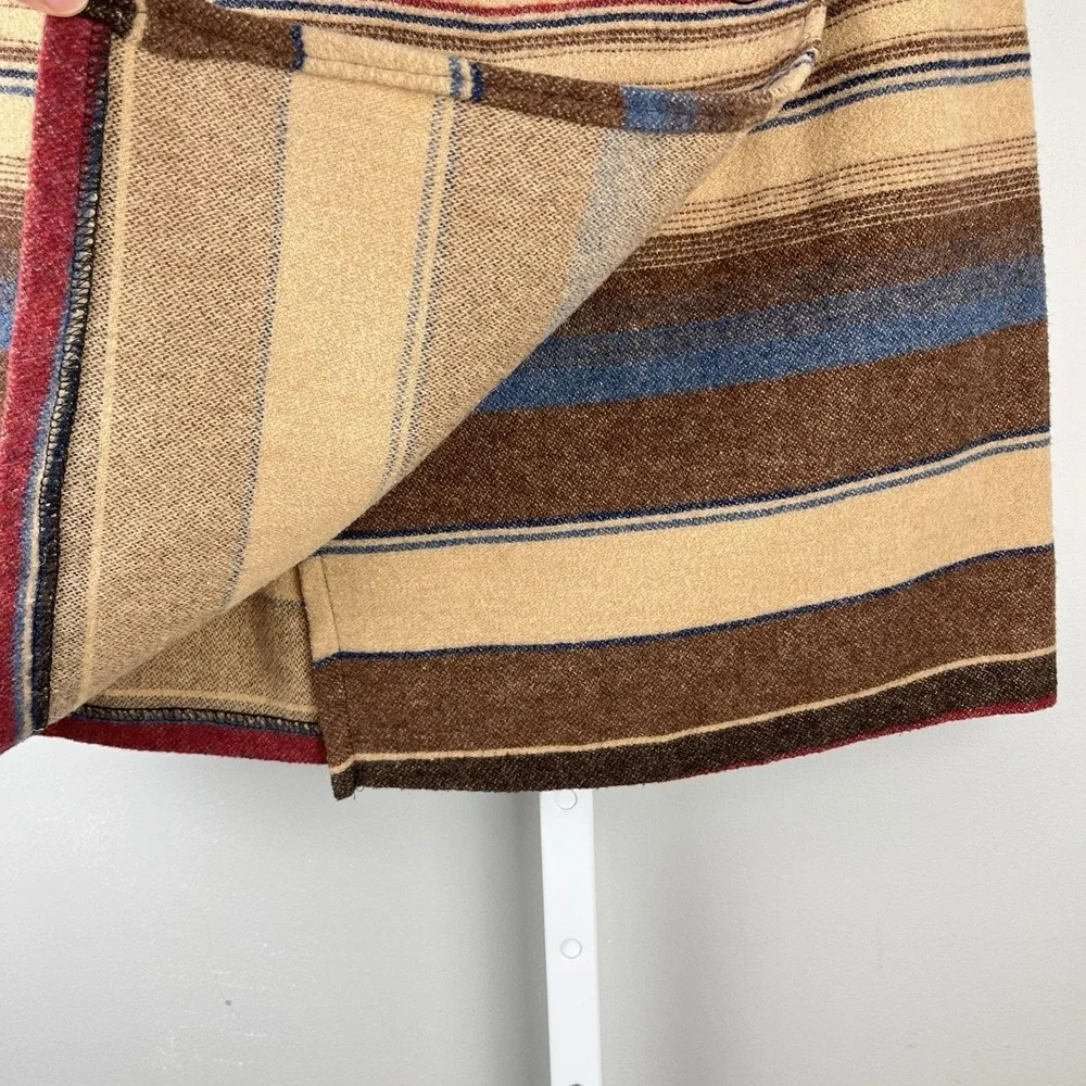 Tracy‎ Evans Vintage Wrap Skirt Womens S Wool Blend Western Boho Stripe